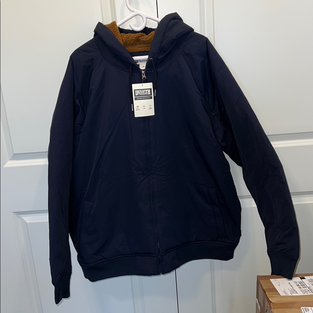 Duluth Men's Navy Sherpa-Lined Grab Jacket
NEW WITH TAGS 
XXL